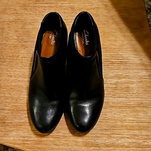 Clark's Black Booties